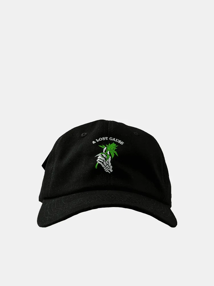 A Lost Cause All I Weed Dad Cap - Black