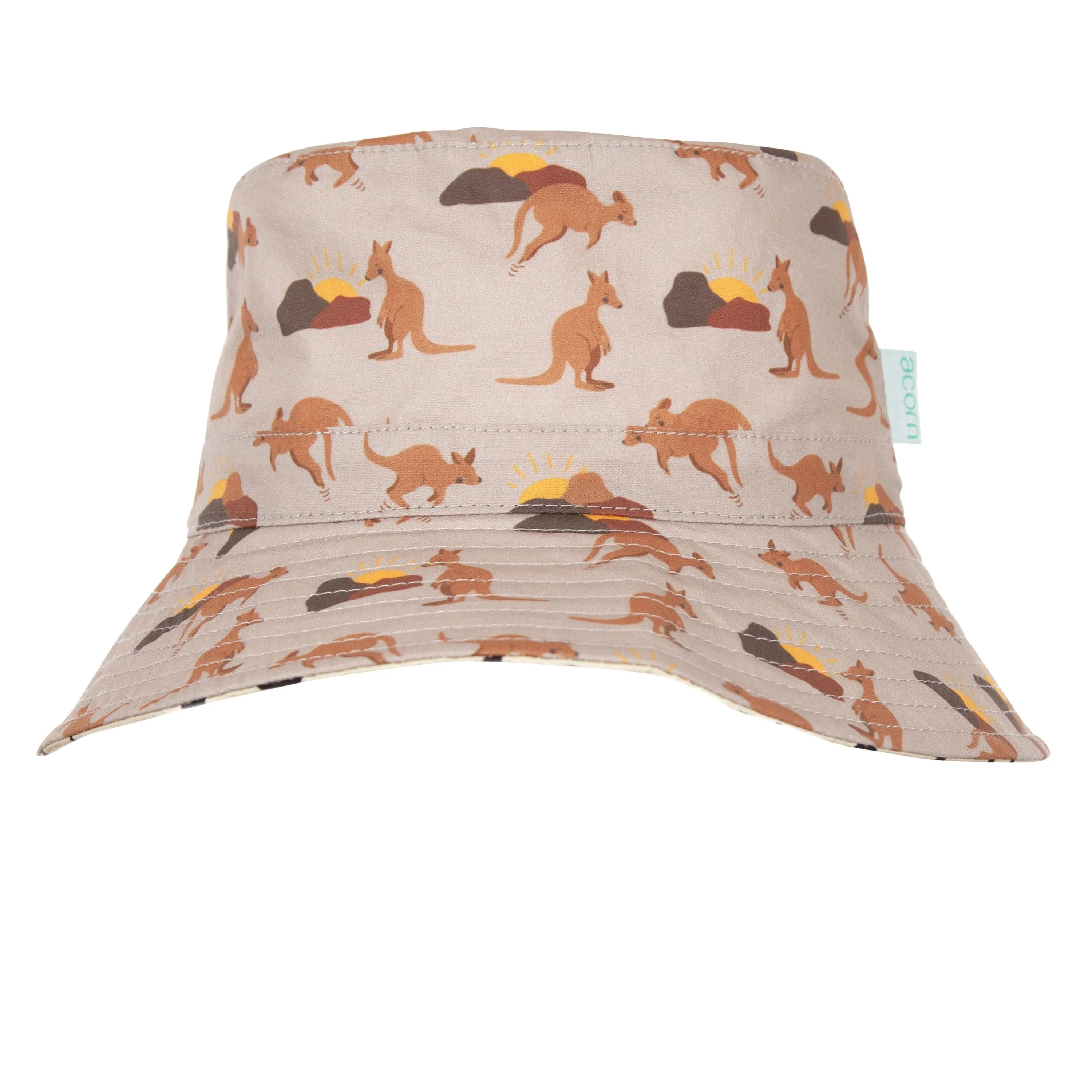 Acorn Aussie Sunset Wide Brim Bucket Hat