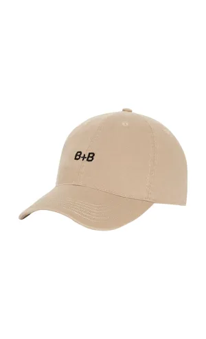 B B CAP - BEIGE/BLACK