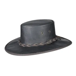 Barmah 1018 IS Ironstone (stone washed) Squashy Kangaroo Hat