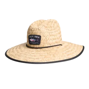 Big Blue Straw Hat