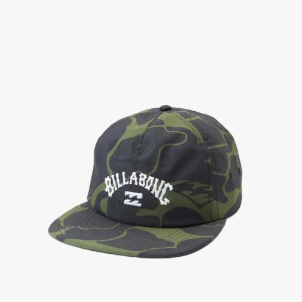 Billabong Men's Arch Team Print Cap Green
