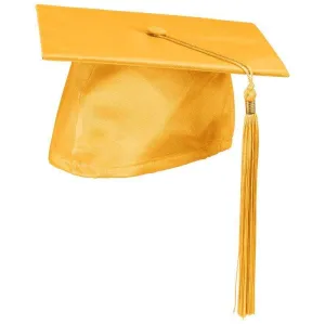 Bright Gold Cap And Tassel Matte Finish
