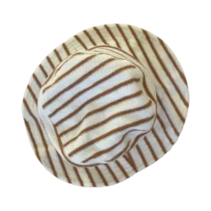 BUCKET HAT - CARAMEL STRIPES