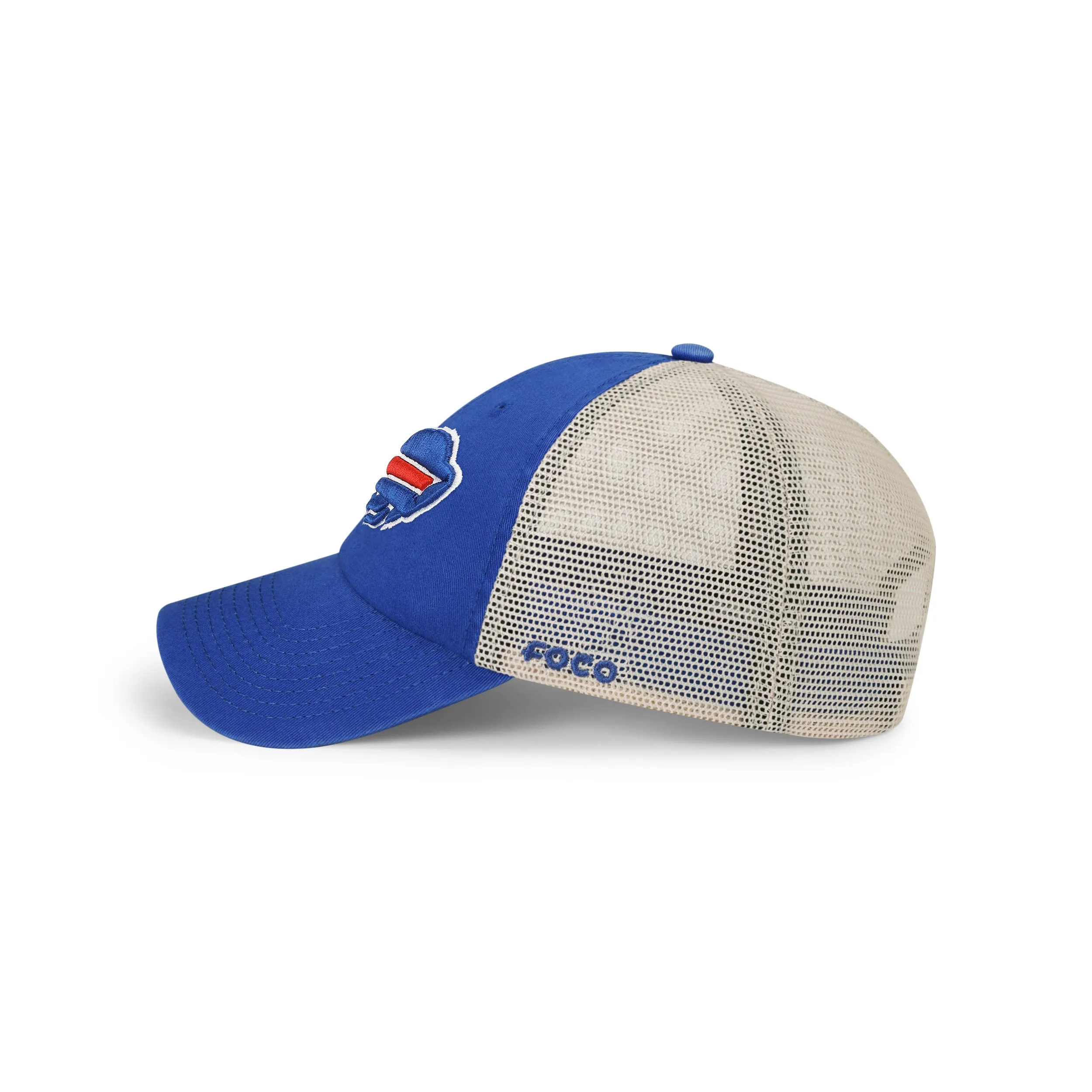 Buffalo Bills NFL Royal Primary Logo Casual Trucker Cap