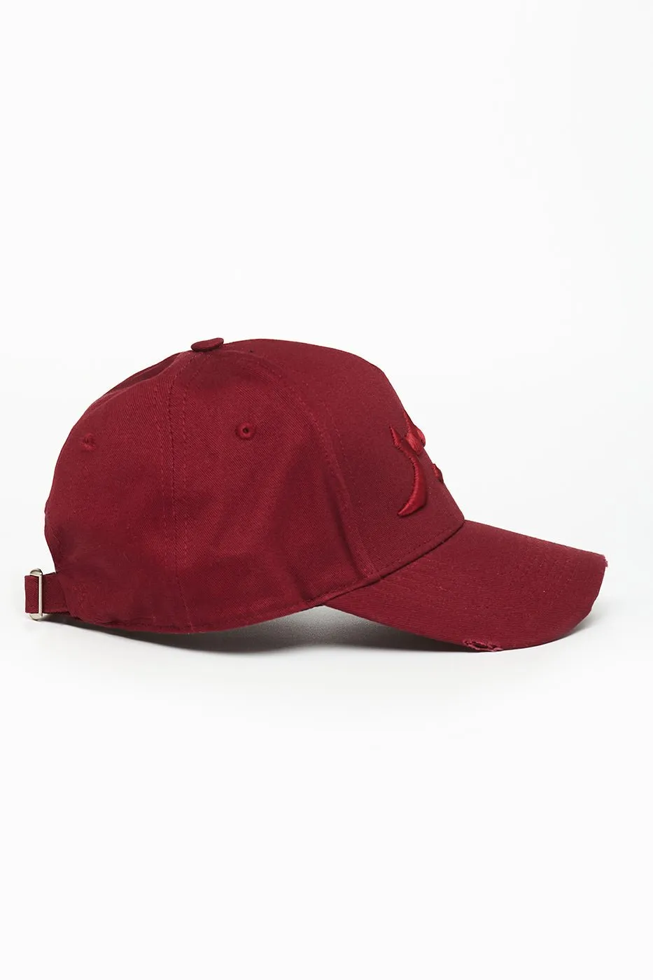 Burgundy Patience Arabic Cap