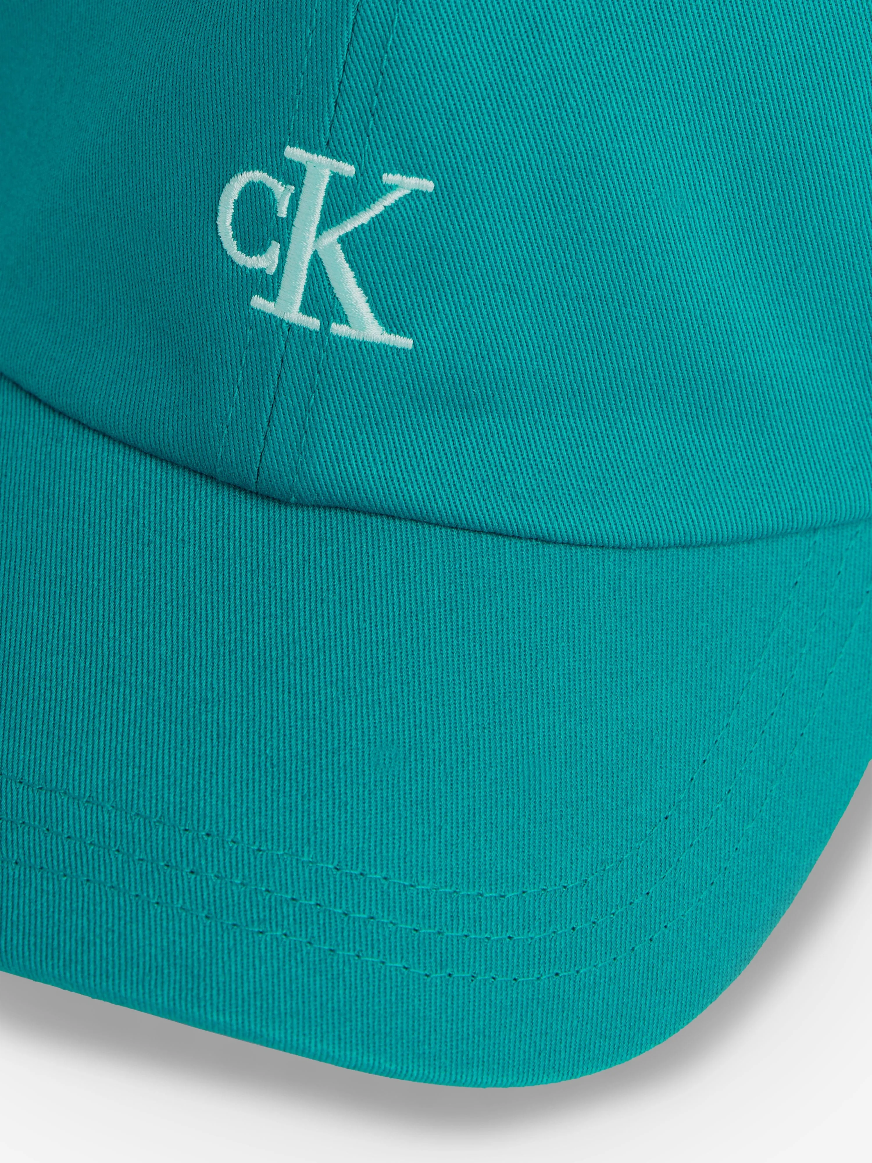 Calvin Klein Kids Monogram Baseball Cap in Green