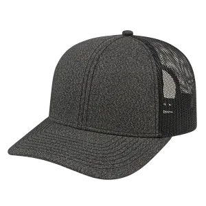 Cap America i8518 - Premium Melange Trucker Mesh Back Cap - Blank