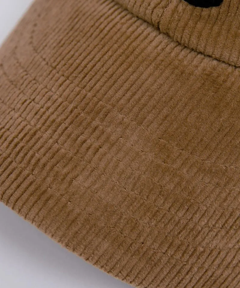 CREVE NINE: Corduroy Ball Cap - Camel