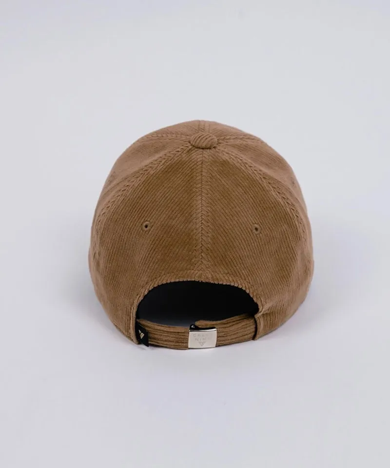 CREVE NINE: Corduroy Ball Cap - Camel