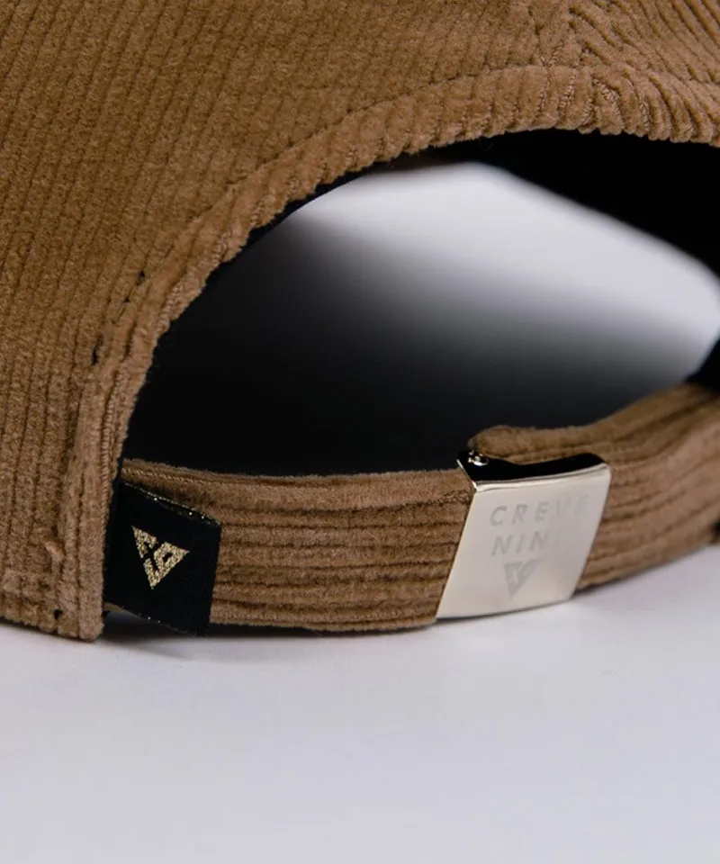 CREVE NINE: Corduroy Ball Cap - Camel