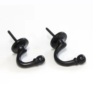 [Curve Hook IR8389] Iron Rustic Wall Hook | 2 Sizes