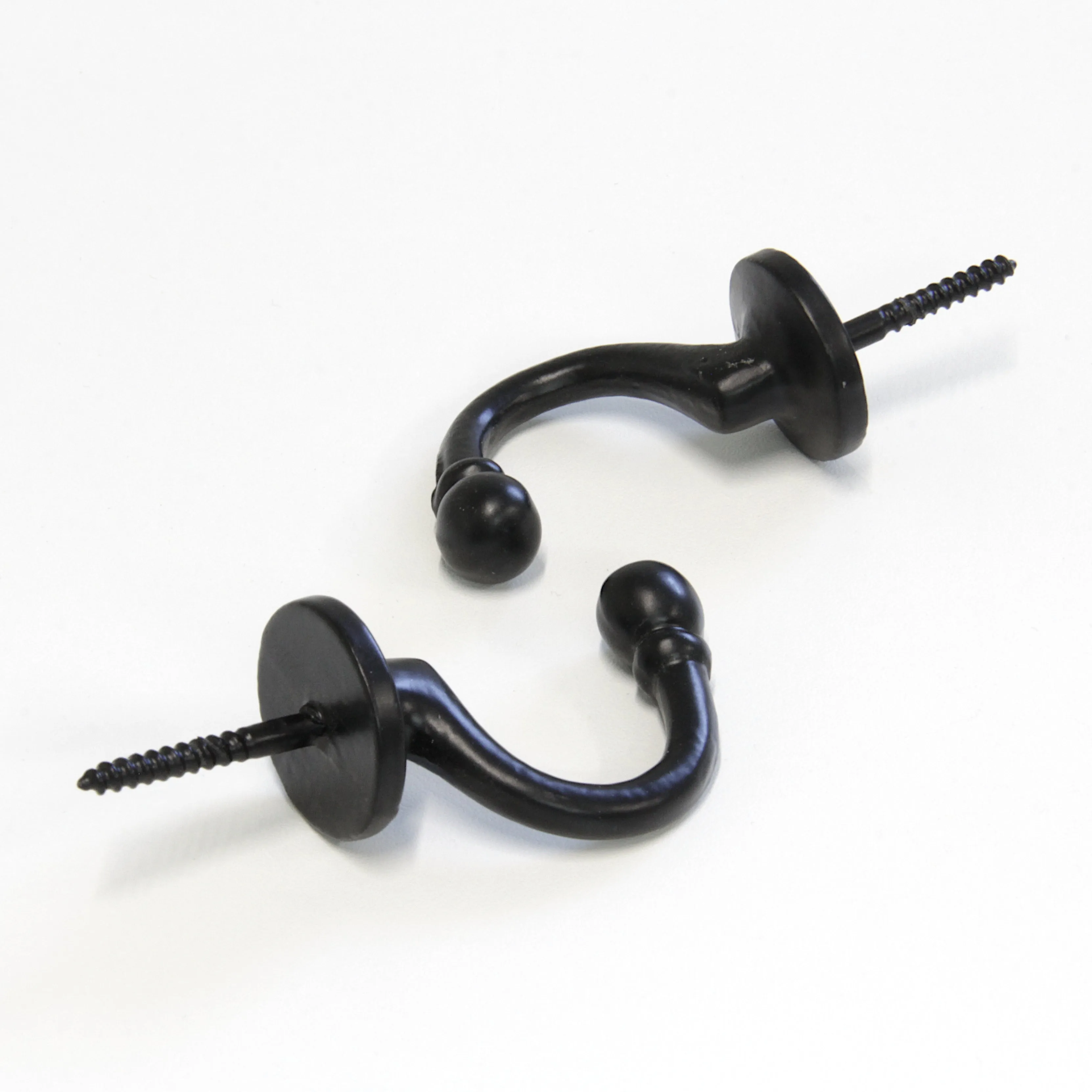 [Curve Hook IR8389] Iron Rustic Wall Hook | 2 Sizes
