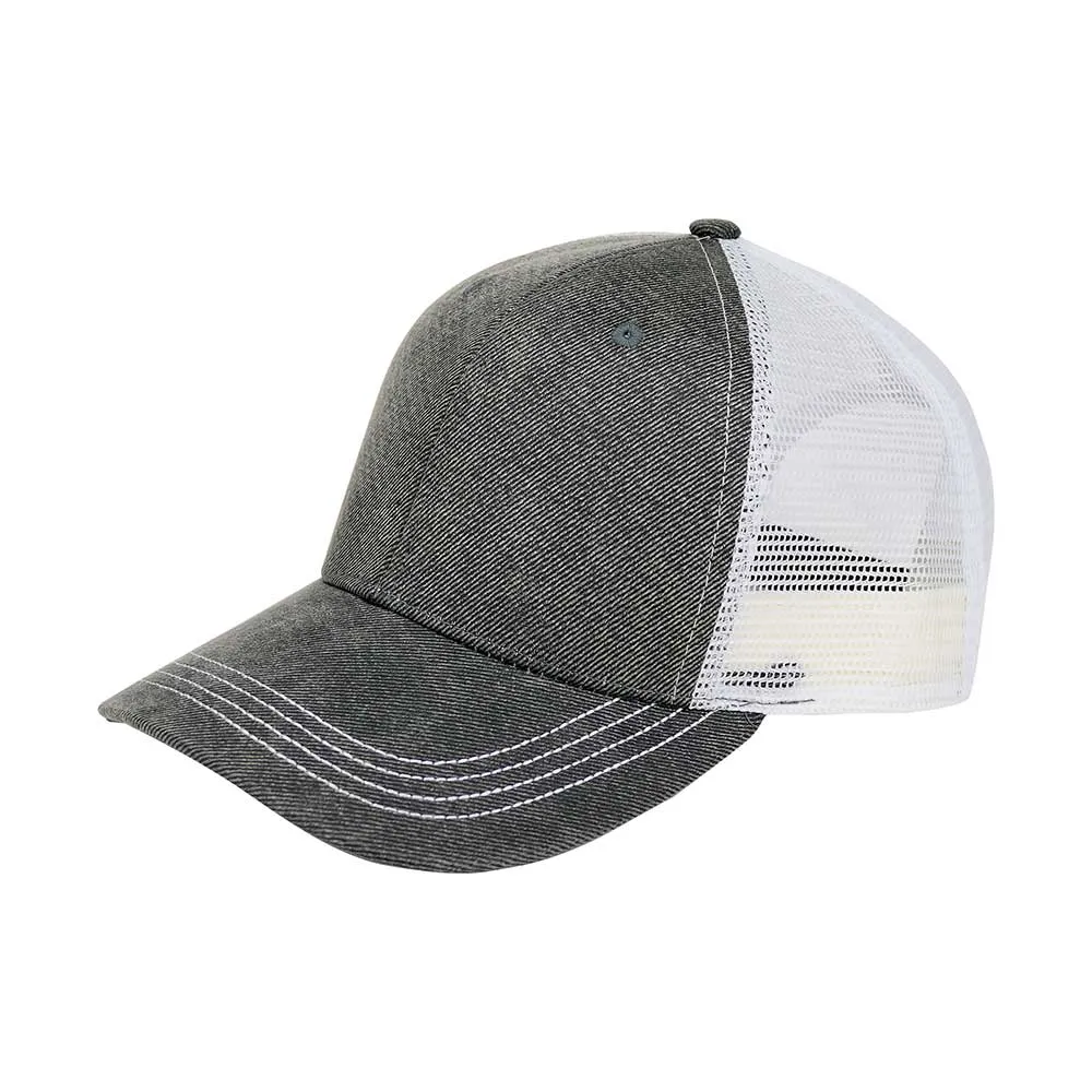 Customized Swoosh and Tail Deluxe Waxed Cotton Trucker Cap