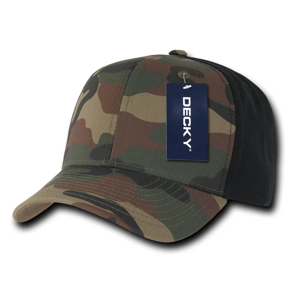 Decky 1048 6 Panel Mid Profile Structured Camo Cap