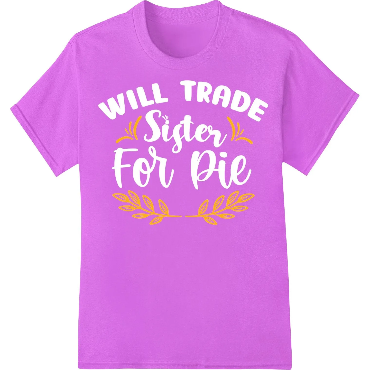 Elegant Golden Laurel Wreath DTF Print Heat Transfer