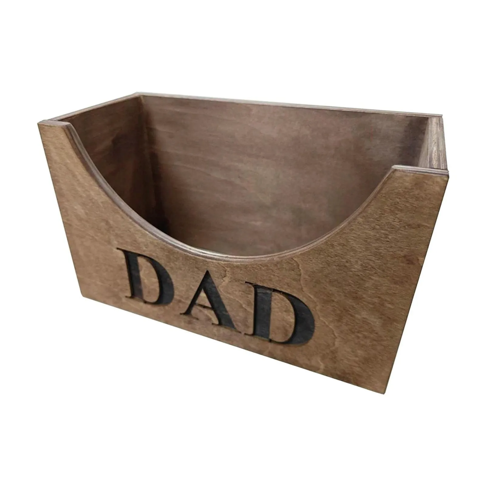 essential Wooden Hat Holder Dad Box Hat Display Stand, Ideal Gift for Dad From Daughter Son, Dad Hat Holder Hat Rack for Baseball Caps Home Organizer Decoration Gifts for Christmas Father's Day