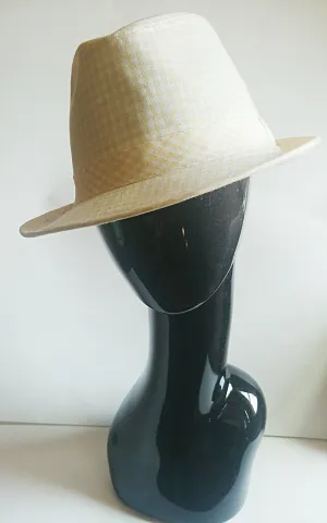 Gingham Summer Hat