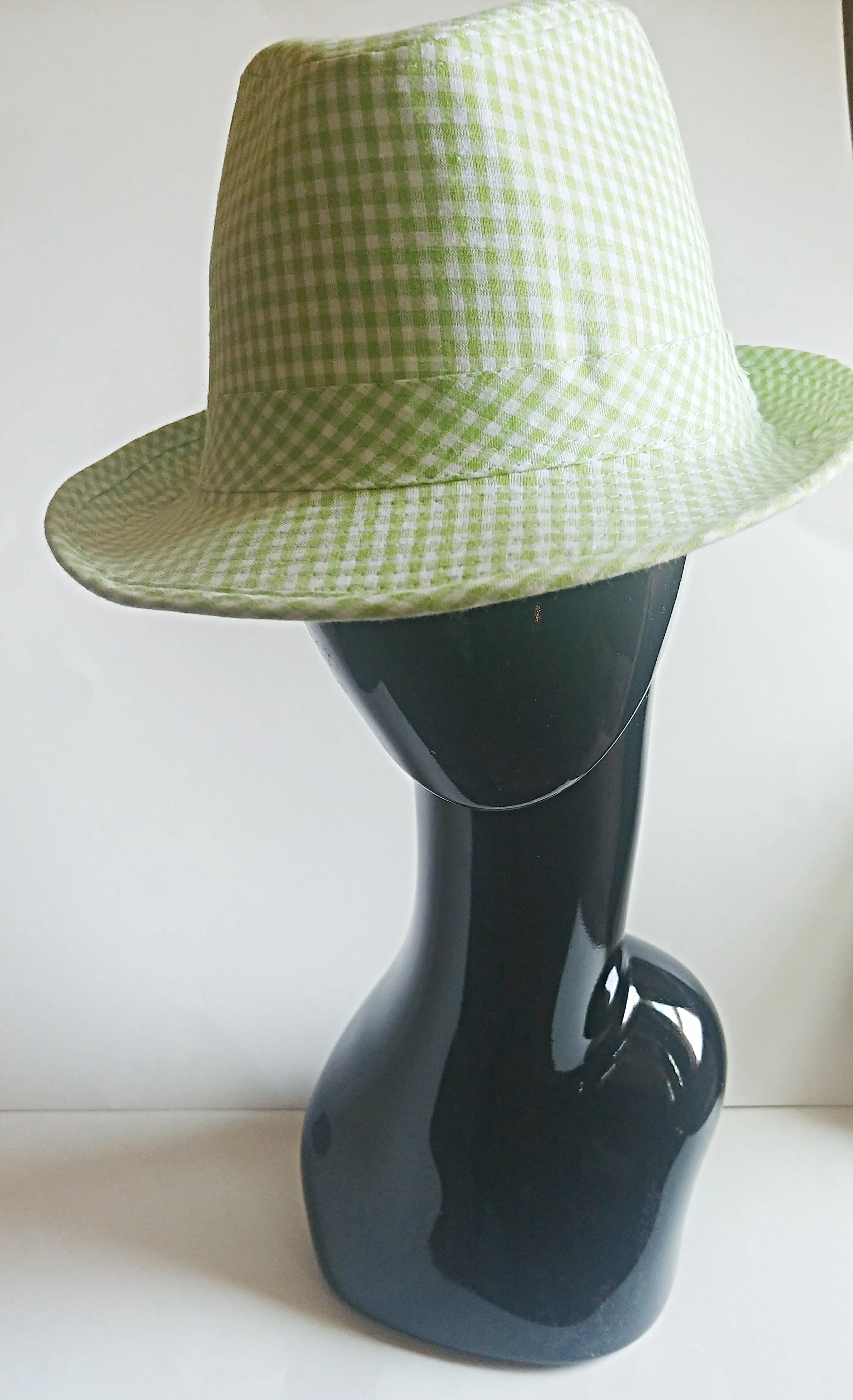 Gingham Summer Hat