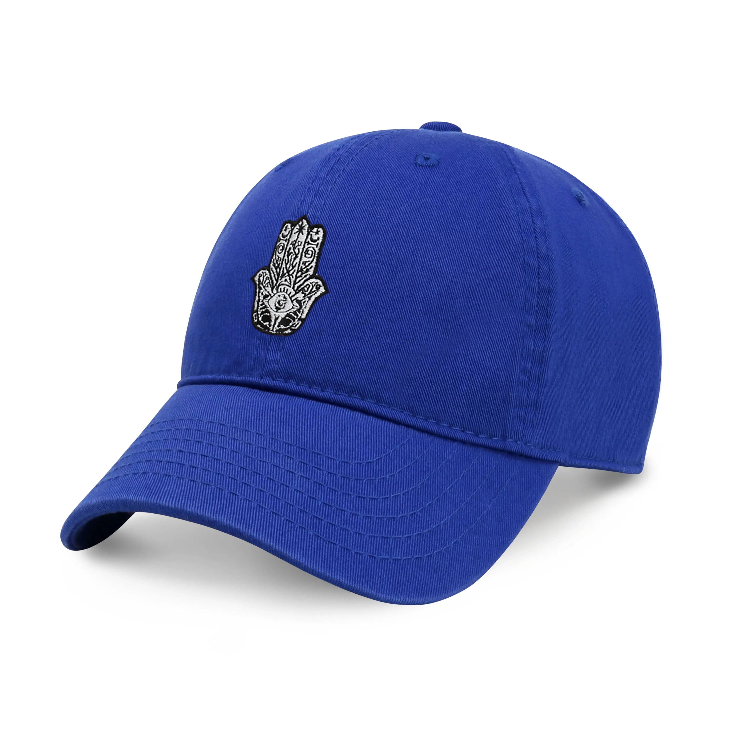 Hamsa Design Embroidered Cap
