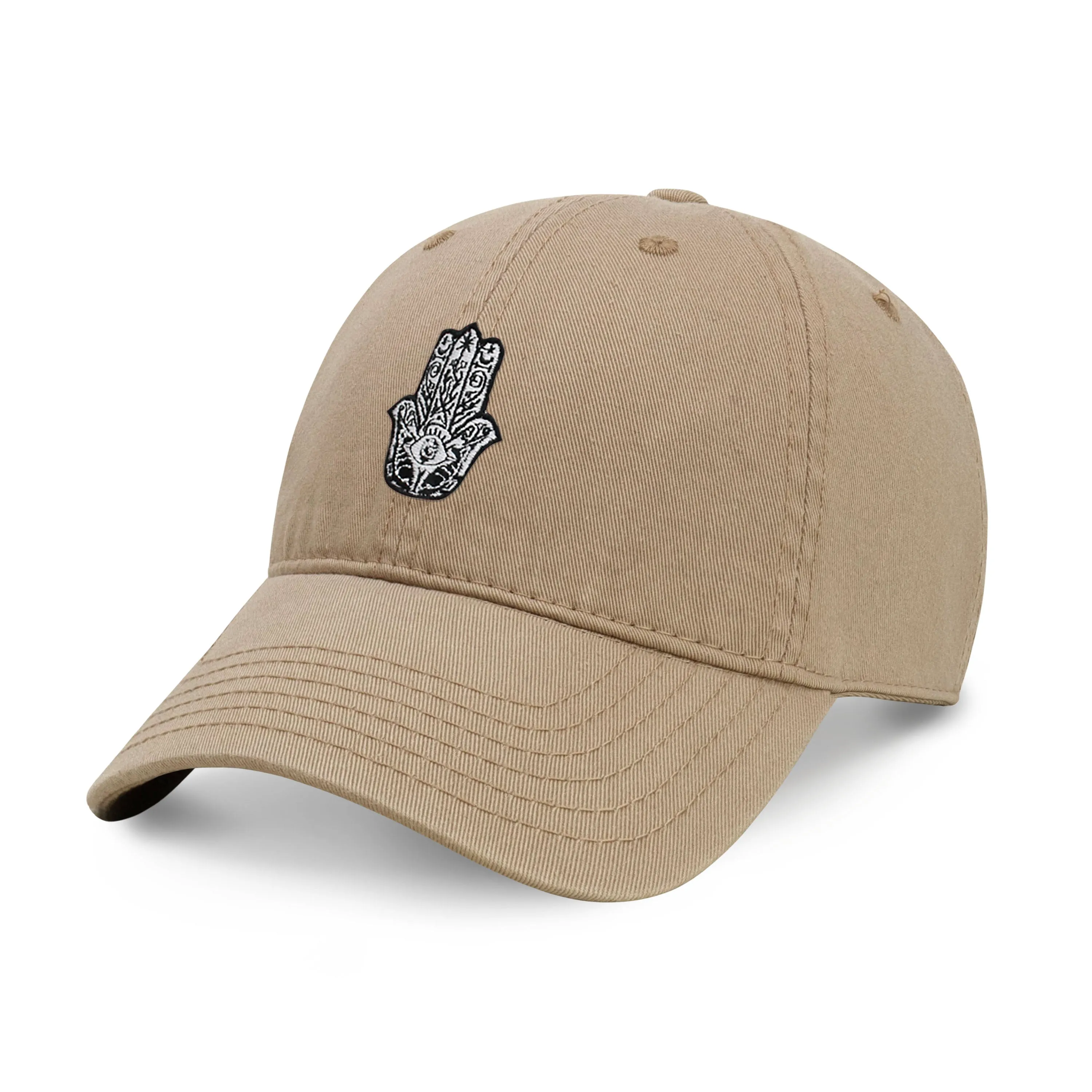 Hamsa Design Embroidered Cap