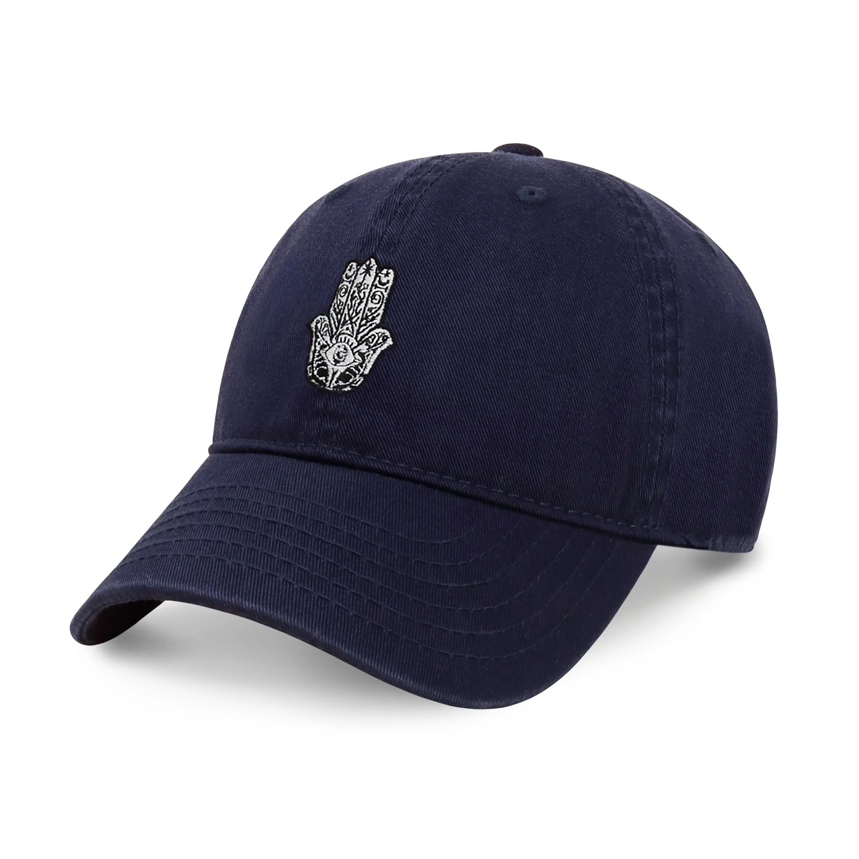 Hamsa Design Embroidered Cap