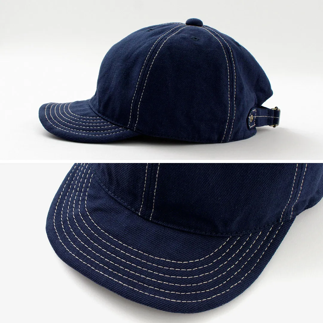 HIGHER / Blue Selvage Denim Cinchback Cap
