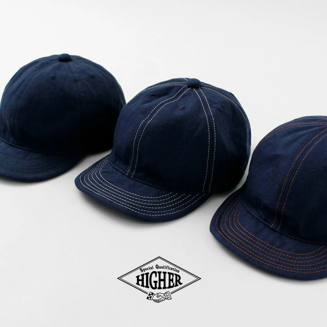 HIGHER / Blue Selvage Denim Cinchback Cap