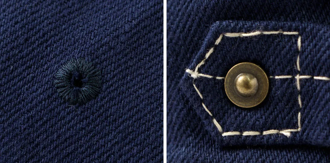 HIGHER / Blue Selvage Denim Cinchback Cap