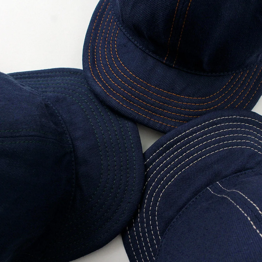 HIGHER / Blue Selvage Denim Cinchback Cap