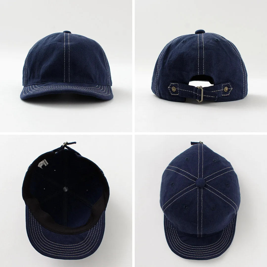 HIGHER / Blue Selvage Denim Cinchback Cap