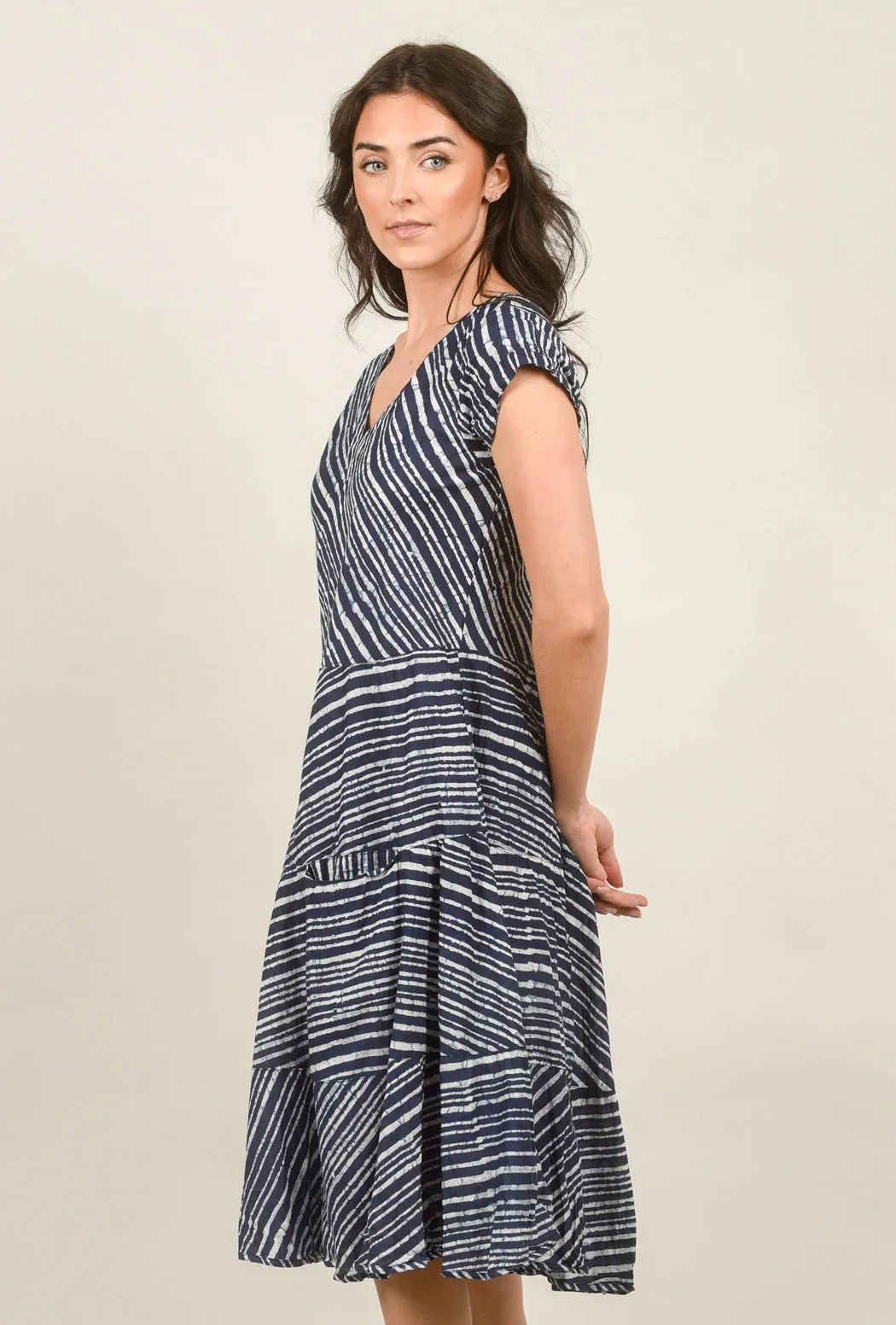 Jalan Dress, Navy