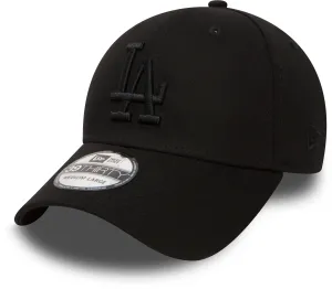 Los Angeles Dodgers New Era 3930 League Essential All Black Stretch Fit Baseball Cap