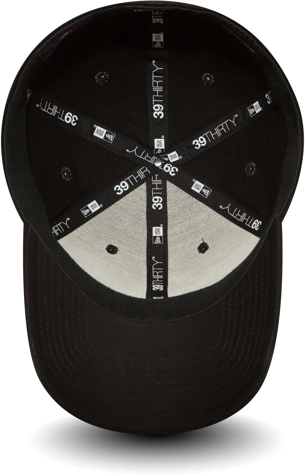 Los Angeles Dodgers New Era 3930 League Essential All Black Stretch Fit Baseball Cap