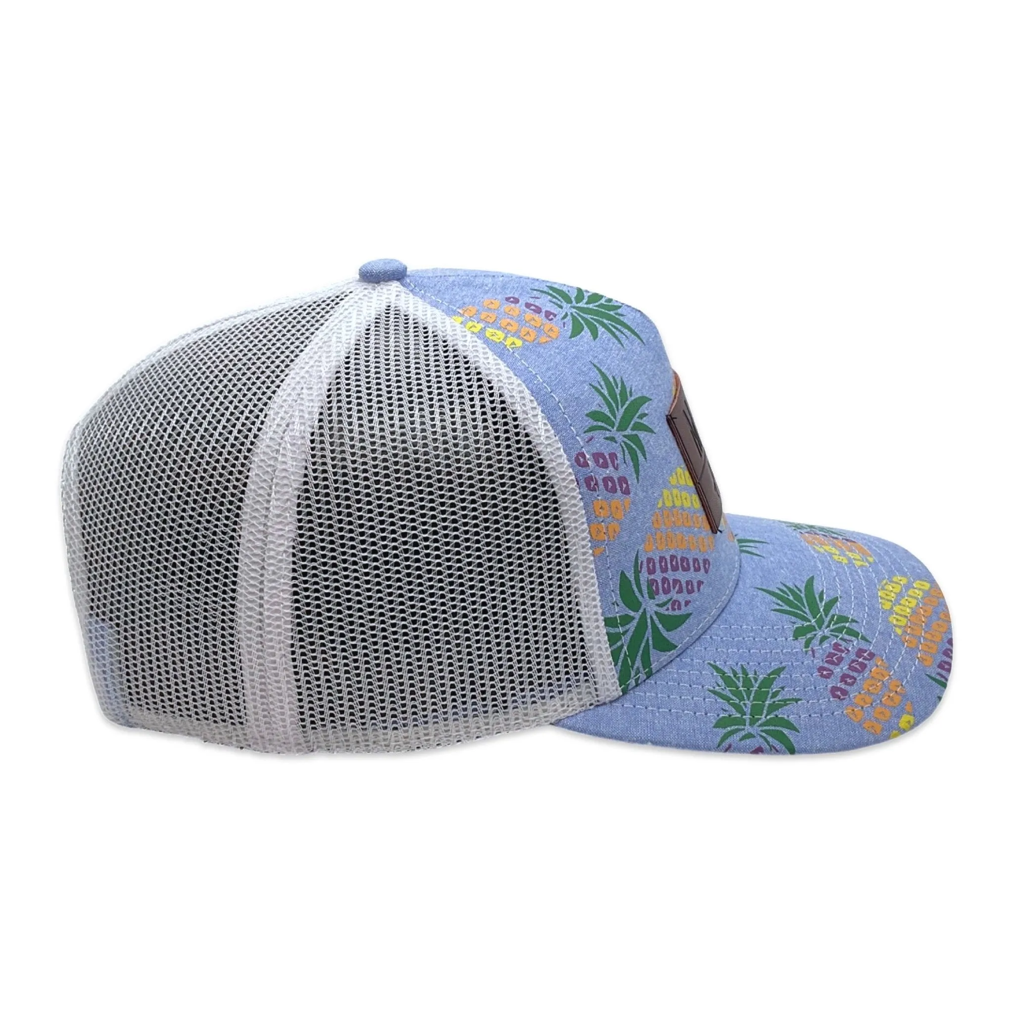 Maui Hawaii Leather Patch Trucker Hat