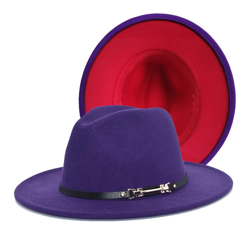Mens Kentucky Derby Hats Black Hat Female Woolen Bowler Hat