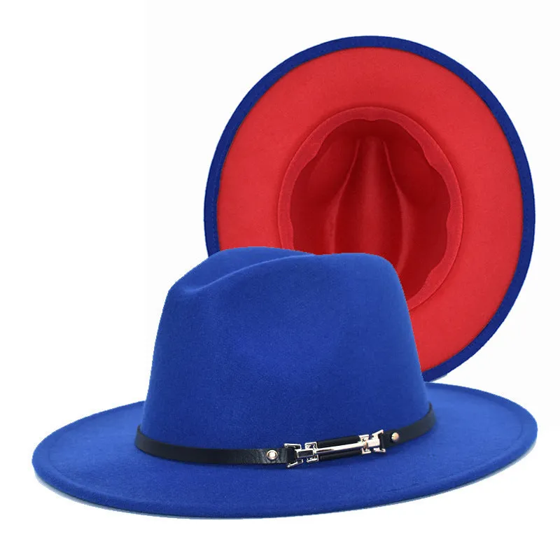 Mens Kentucky Derby Hats Black Hat Female Woolen Bowler Hat