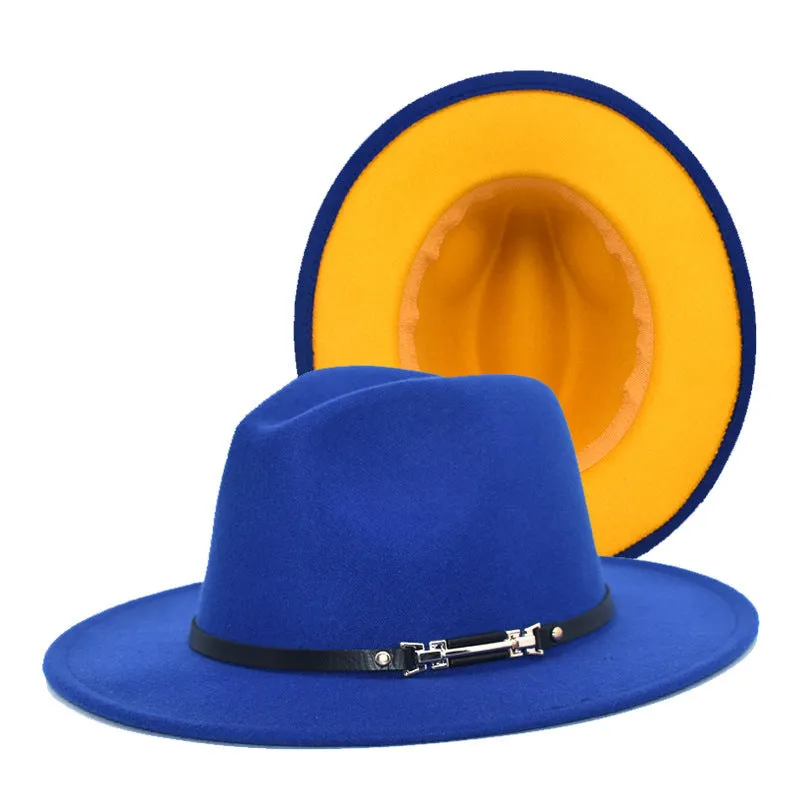 Mens Kentucky Derby Hats Black Hat Female Woolen Bowler Hat