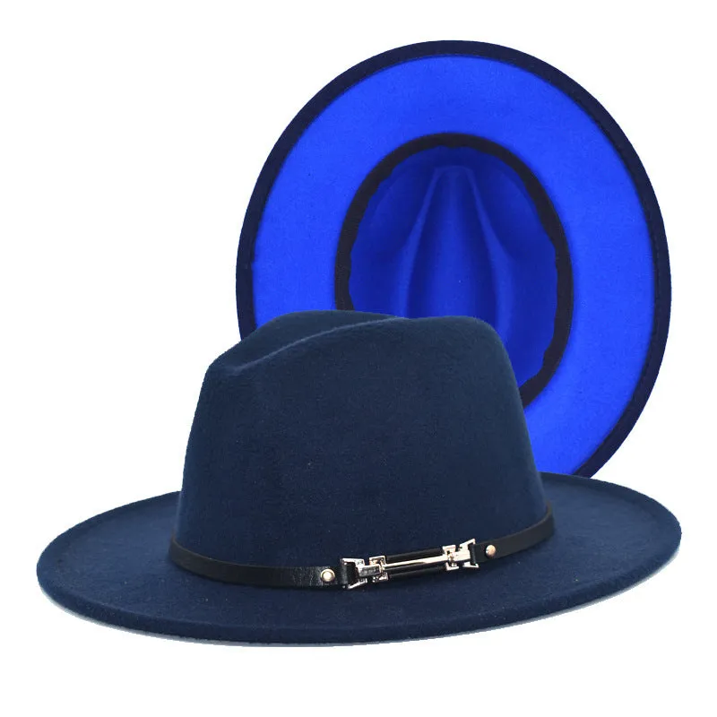Mens Kentucky Derby Hats Black Hat Female Woolen Bowler Hat