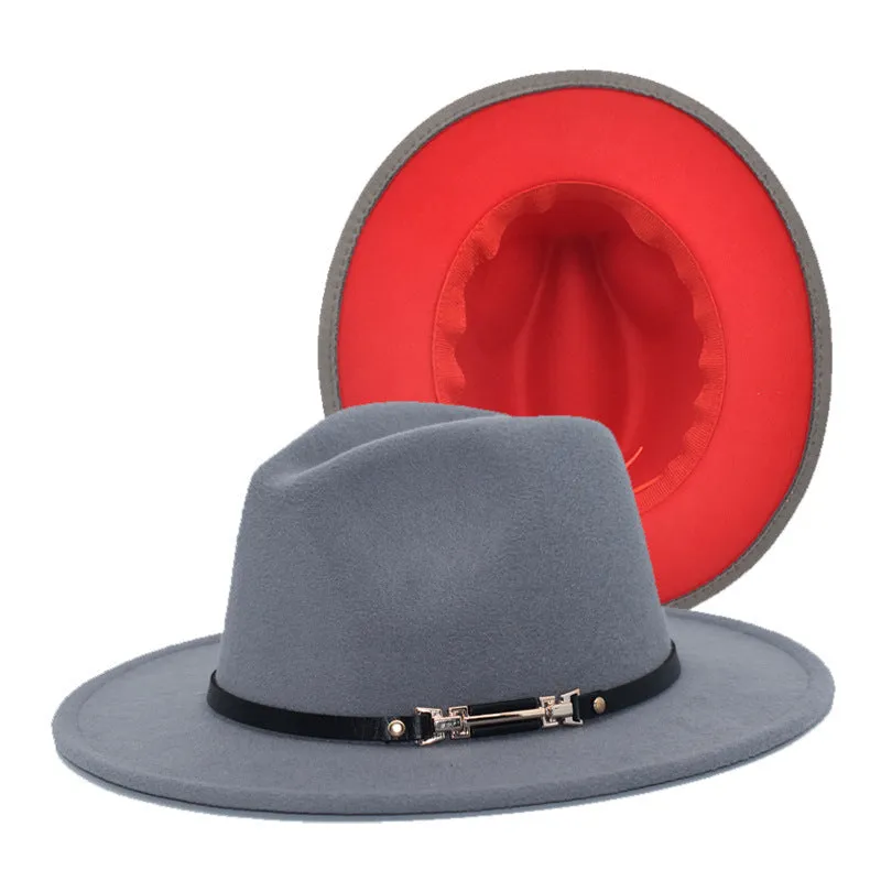 Mens Kentucky Derby Hats Black Hat Female Woolen Bowler Hat