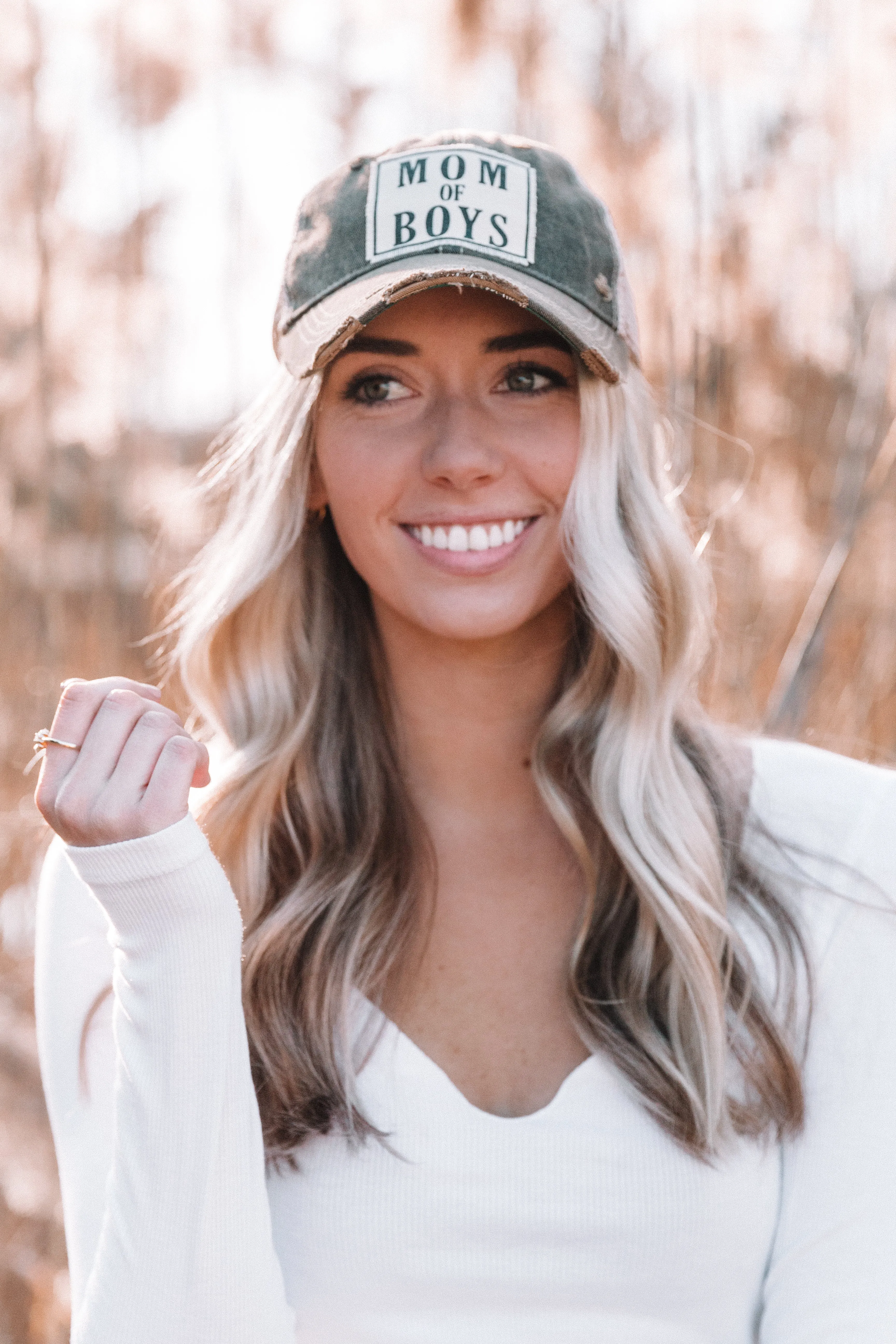 Mom Of Boys Hat