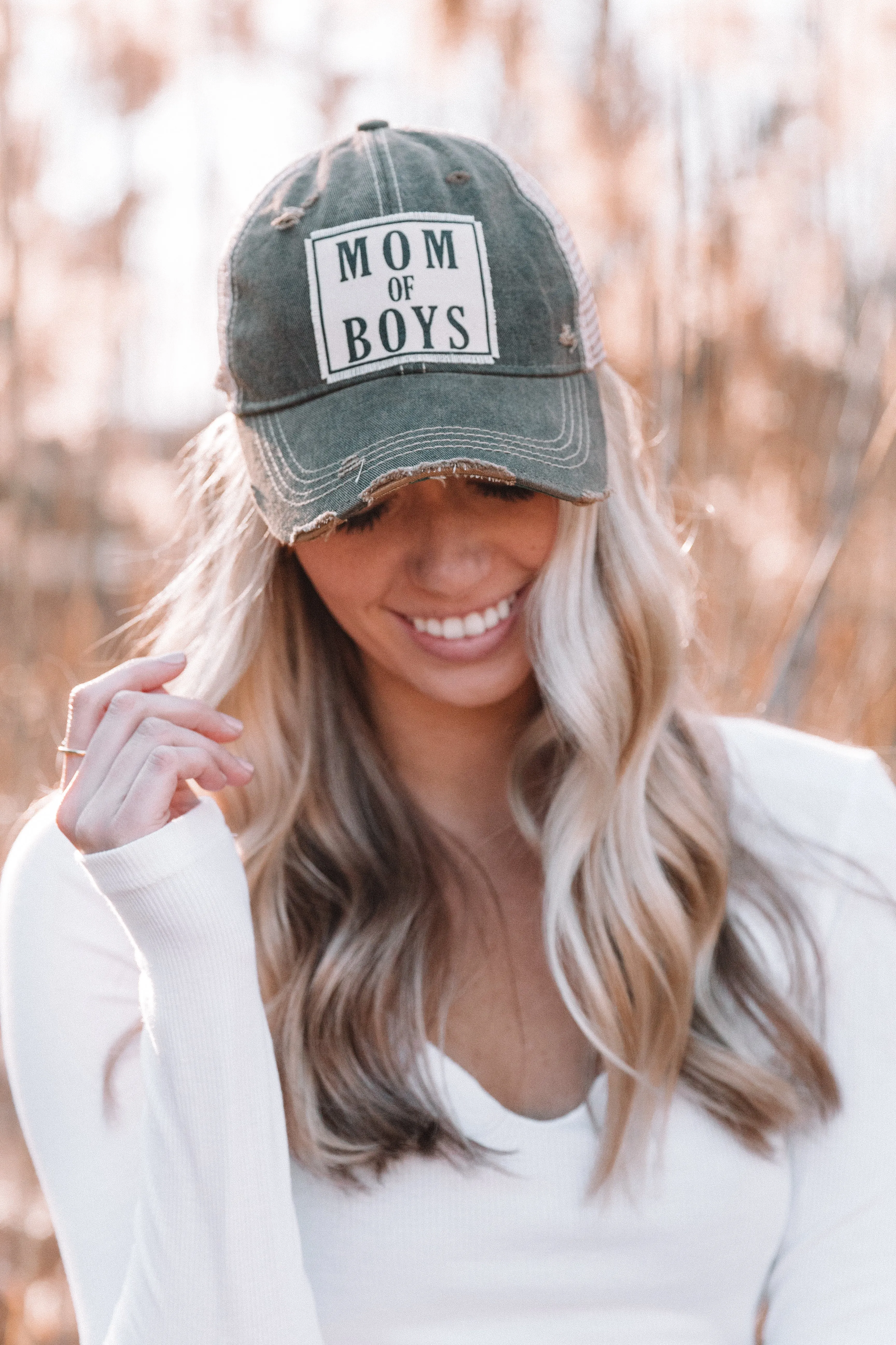 Mom Of Boys Hat