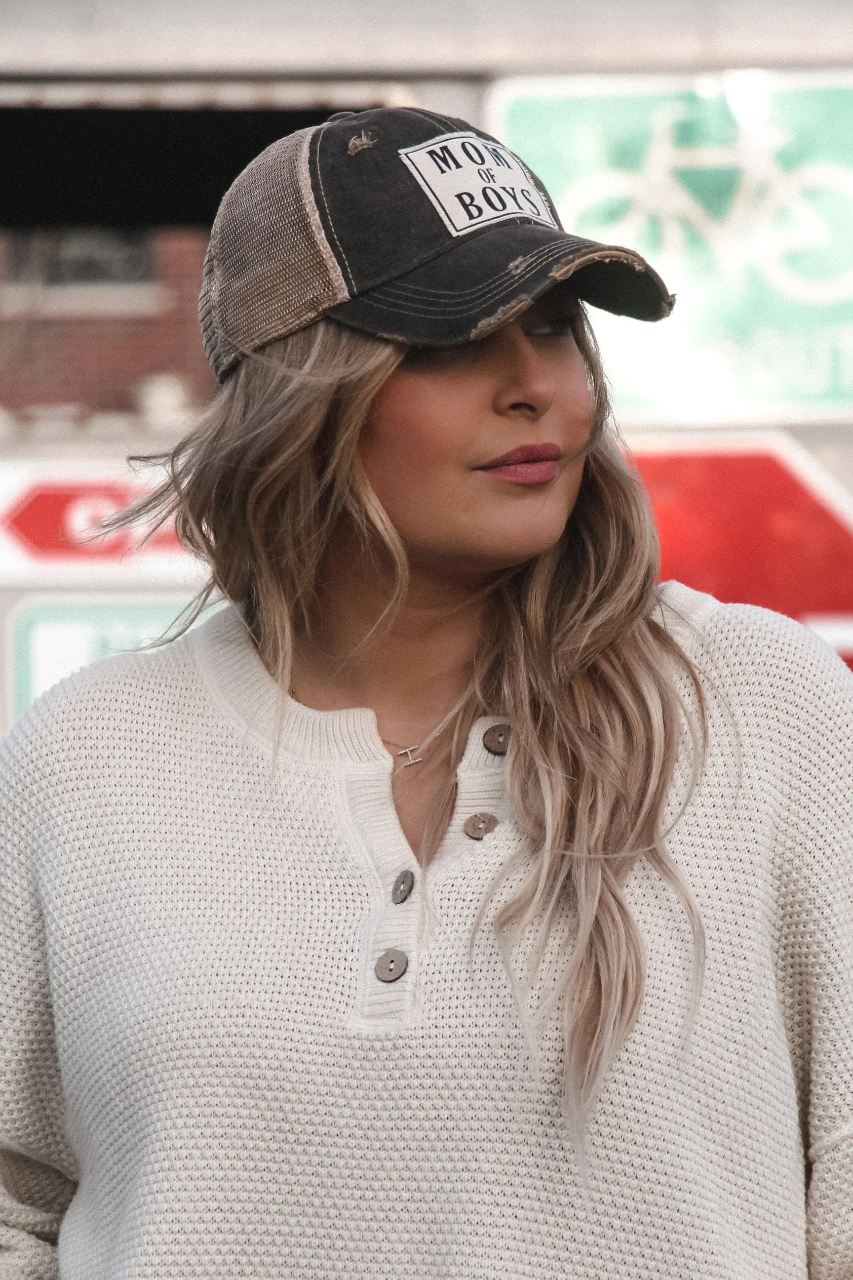 Mom Of Boys Hat