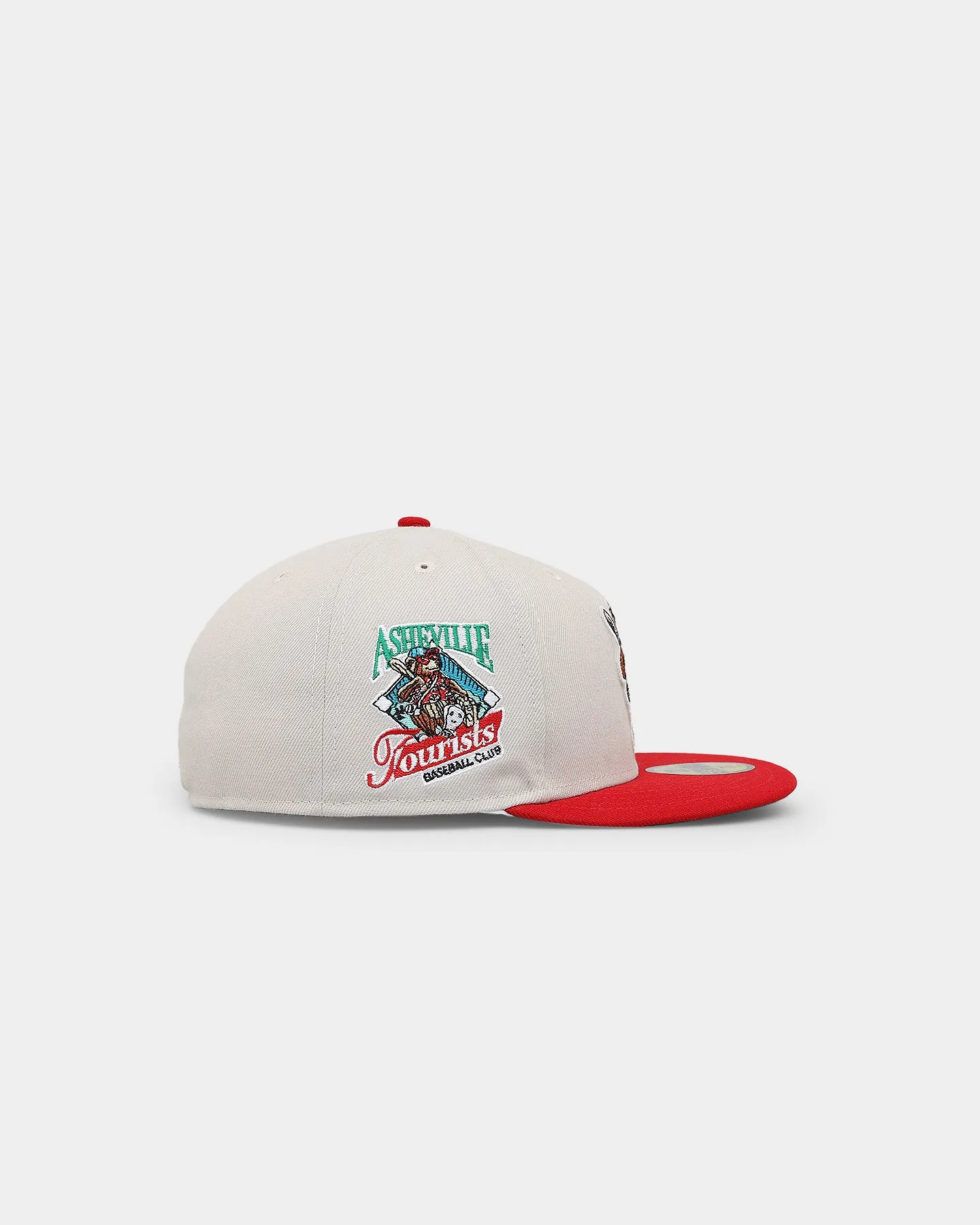 New Era Asheville Tourists 'Batter Up' 59FIFTY Fitted Stone