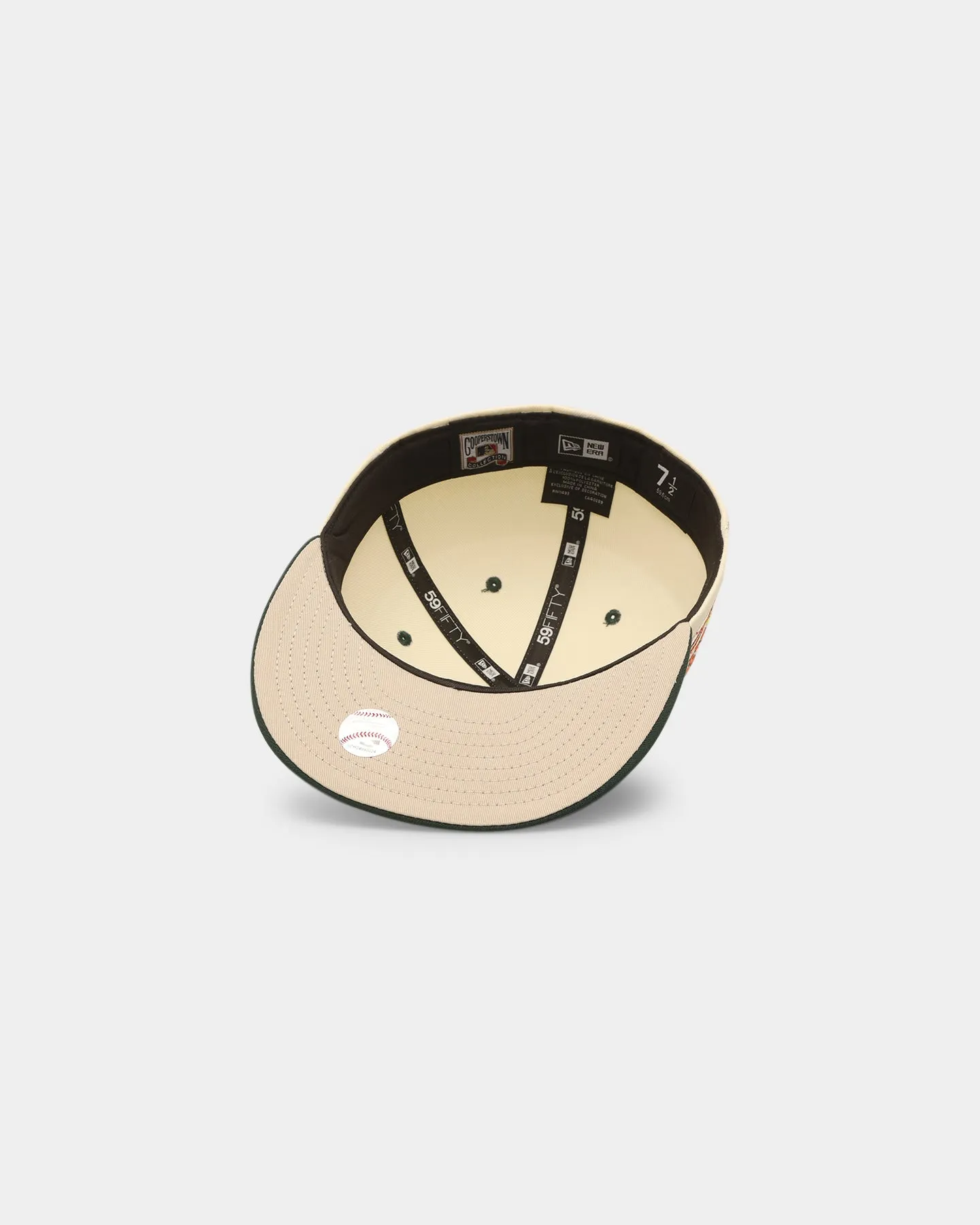 New Era Atlanta Braves 'Caddy Green' 59FIFTY Fitted Chrome White