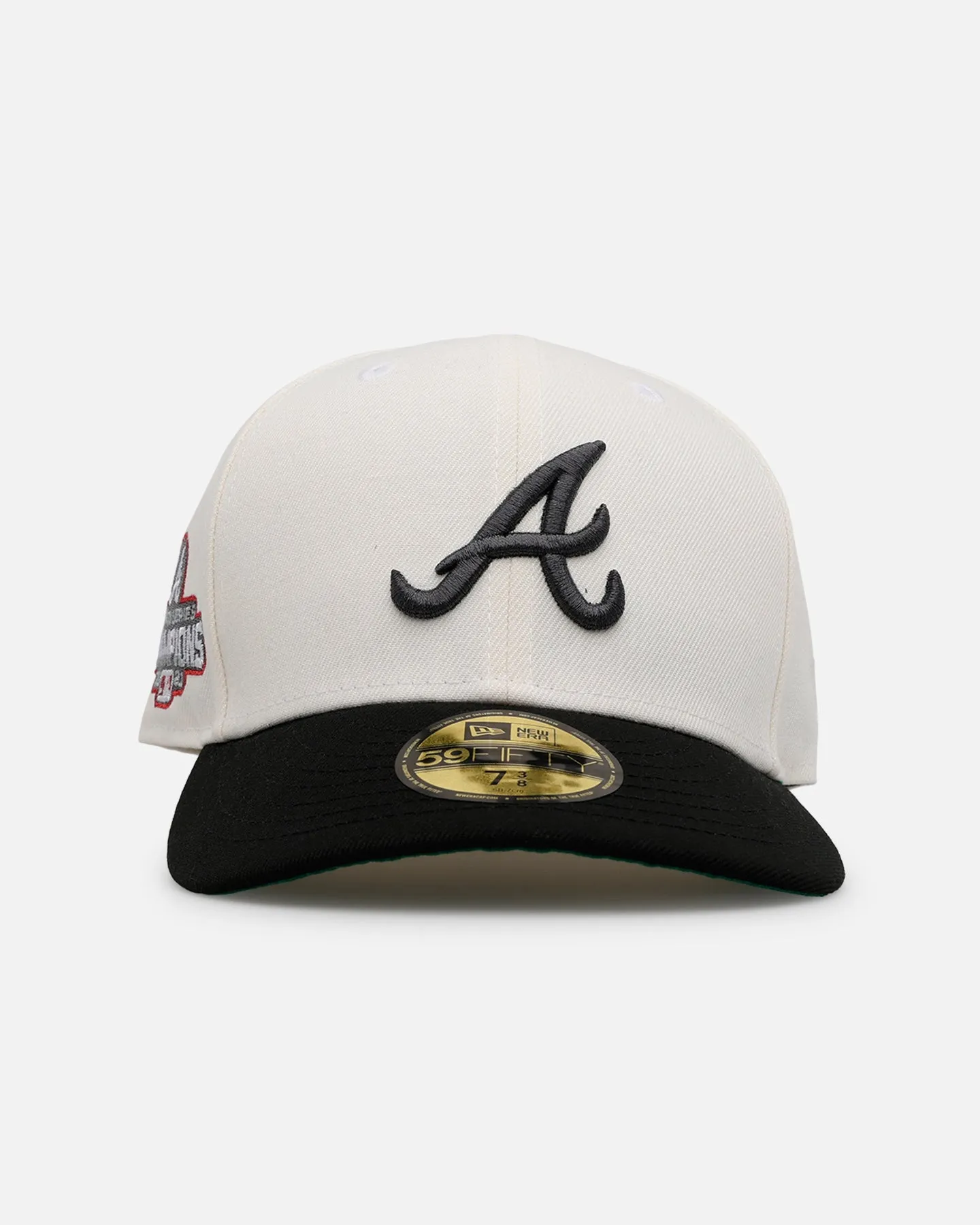 New Era Atlanta Braves 'Chrome Black Metallic' 59FIFTY Fitted Chrome/Black