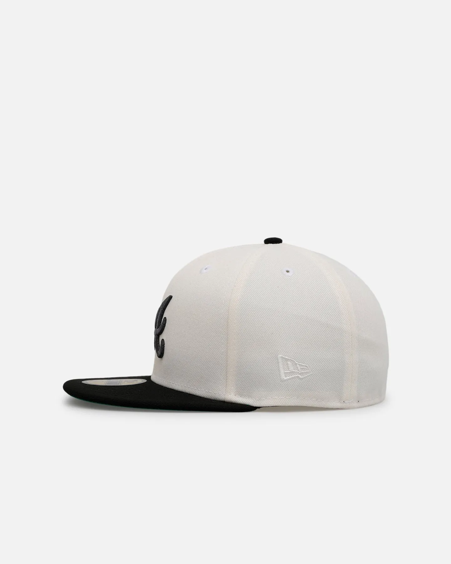 New Era Atlanta Braves 'Chrome Black Metallic' 59FIFTY Fitted Chrome/Black