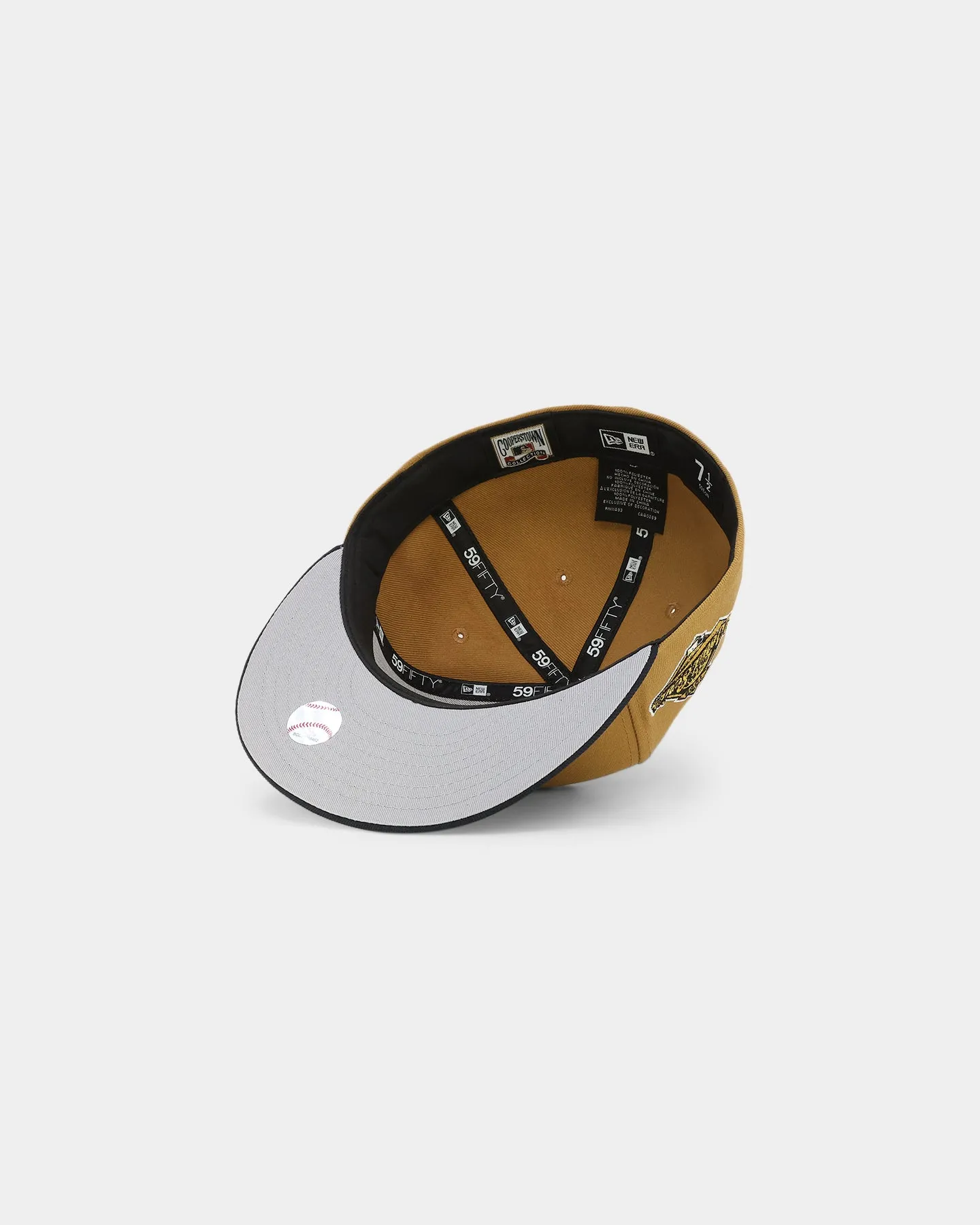 New Era Atlanta Braves 'Midnight Harvest 2-Tone' 59FIFTY Fitted Wheat/Navy