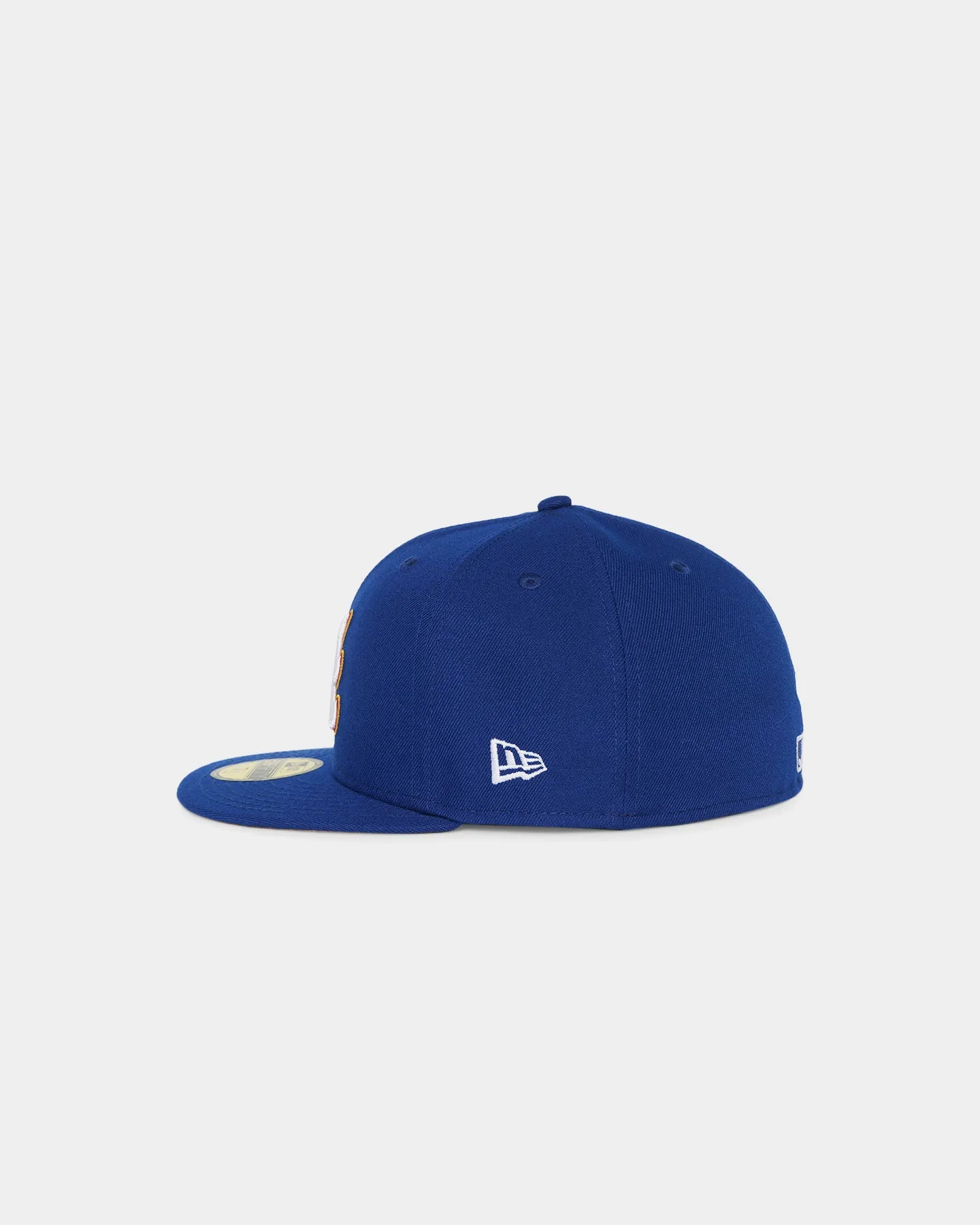 New Era Atlanta Braves "Cereal Wheat Bottoms" 59FIFTY Fitted Light Royal