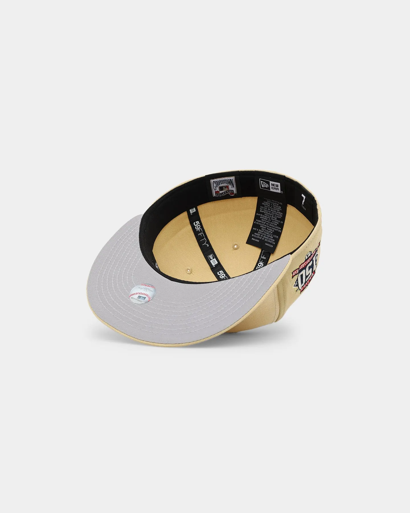New Era Atlanta Braves 'Raffia Front' 59FIFTY Fitted Vegas Gold/OTC